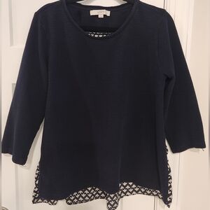 Loft Floral Back Top